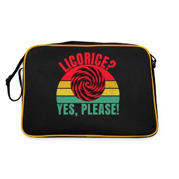 Licorice Gifts - Retro Bag - black/gold - Back
