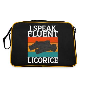 Licorice Gifts - Retro Bag - black/gold - Back