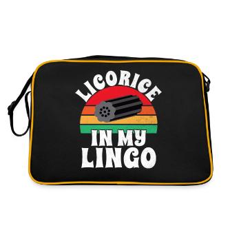 Licorice Gifts - Retro Bag - black/gold - Back