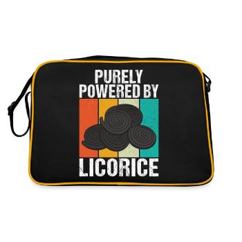 Licorice Gifts - Retro Bag - black/gold - Back