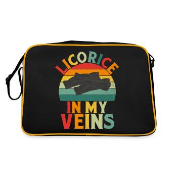 Licorice Gifts - Retro Bag - black/gold - Back