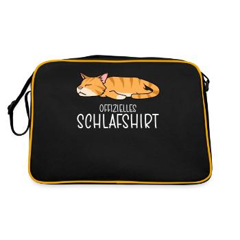 Chemise de nuit officielle Pyjama chat - Sac Retro - noir/or - Dos