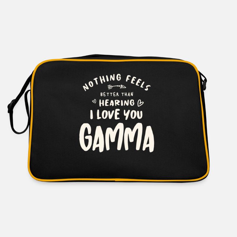 Ich liebe dich Gamma - Muttertag Retro Tasche