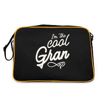 I’m The Cool Gran - Fête des Mères - Sac Retro - noir/or - Dos