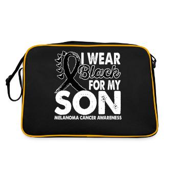 Wear black for the - Retro Bag - black/gold - Back