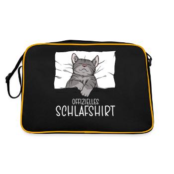 Chemise de nuit officielle Pyjama chat - Sac Retro - noir/or - Dos