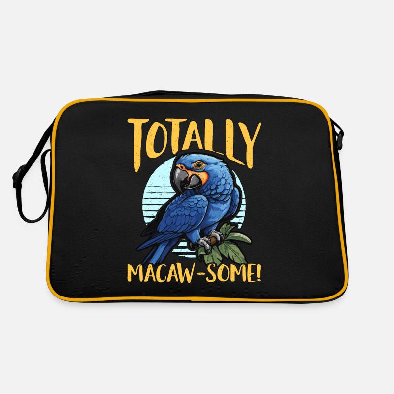 Ara oiseau totalement ara-certains perroquet ara amant Sac Retro