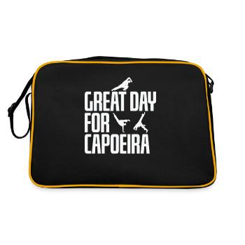 Grand jour pour la danse martiale Capoeira - Sac Retro - noir/or - Dos