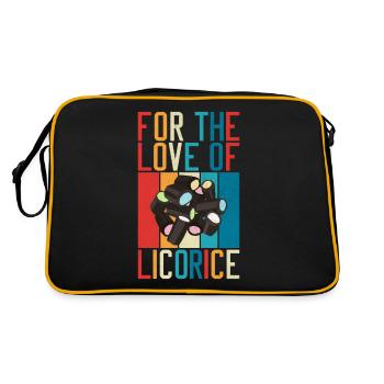 Licorice Gifts - Retro Bag - black/gold - Back