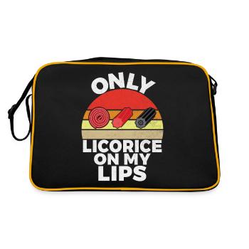Licorice Gifts - Retro Bag - black/gold - Back