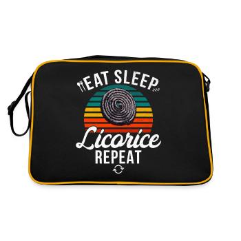 Licorice Gifts - Retro Bag - black/gold - Back