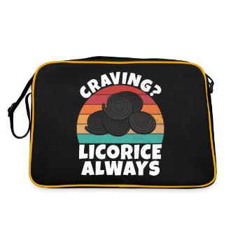 Licorice Gifts - Retro Bag - black/gold - Back