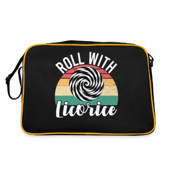 Licorice Gifts - Retro Bag - black/gold - Back
