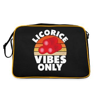 Licorice Gifts - Retro Bag - black/gold - Back