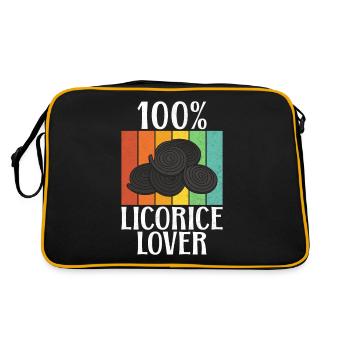 Licorice Gifts - Retro Bag - black/gold - Back