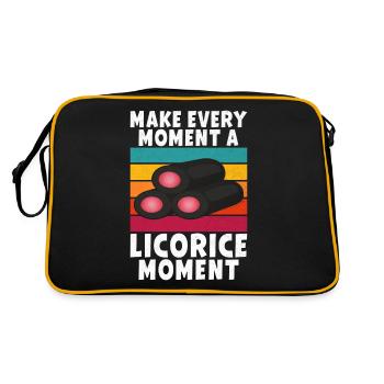 Licorice Gifts - Retro Bag - black/gold - Back