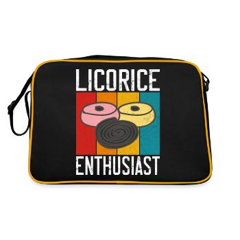 Licorice Gifts - Retro Bag - black/gold - Back