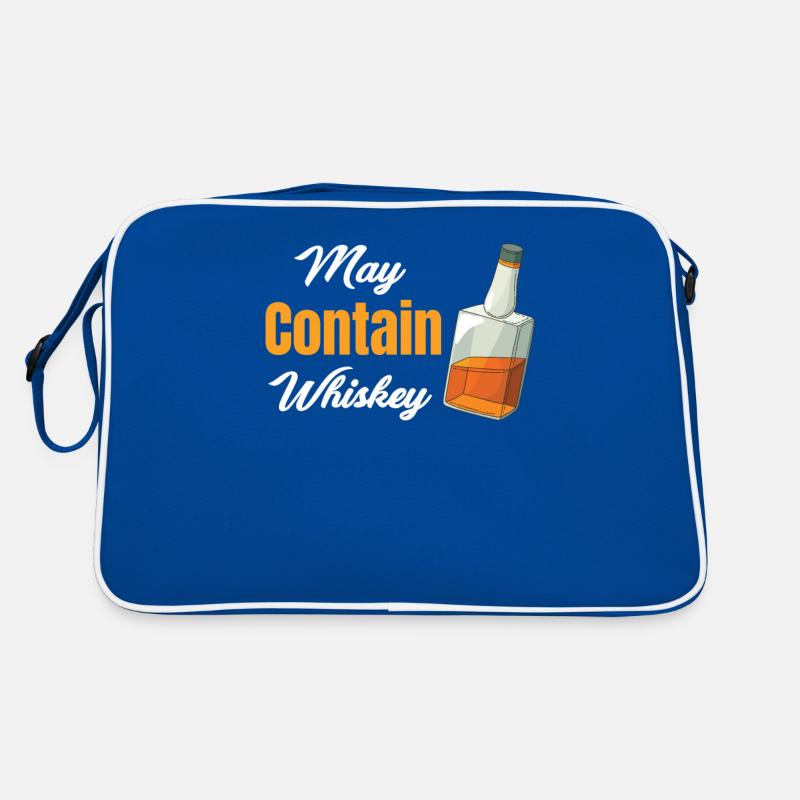 Kann Whiskey Bourbon Drinker Scotch Tequila Vodka Retro Tasche
