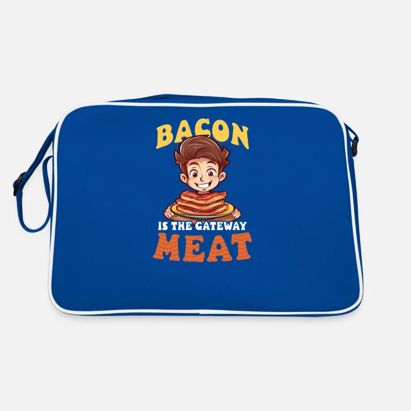 Bacon Gateway Fleisch Retro Tasche