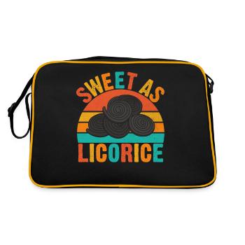 Licorice Gifts - Retro Bag - black/gold - Back