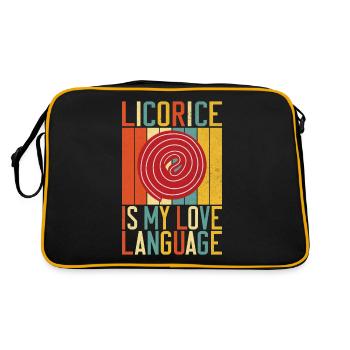 Licorice Gifts - Retro Bag - black/gold - Back