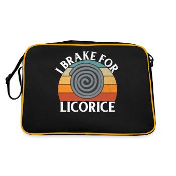 Licorice Gifts - Retro Bag - black/gold - Back