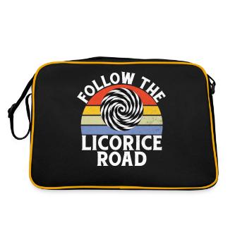 Licorice Gifts - Retro Bag - black/gold - Back