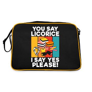 Licorice Gifts - Retro Bag - black/gold - Back