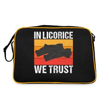 Licorice Gifts - Retro Bag - black/gold - Back
