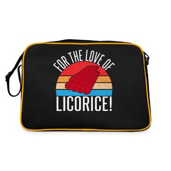 Licorice Gifts - Retro Bag - black/gold - Back
