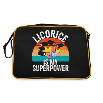 Licorice Gifts - Retro Bag - black/gold - Back
