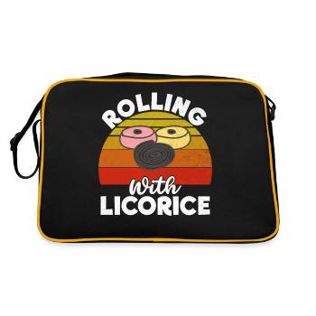 Licorice Gifts - Retro Bag - black/gold - Back
