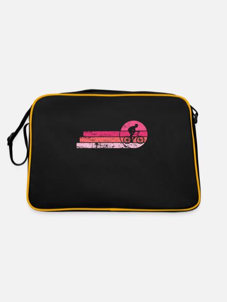 Entraînement de fitness à vélo - Sac Retro - noir/or - Dos