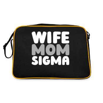 Sorority Soroitas Sigma Mama - Retro Bag - black/gold - Back