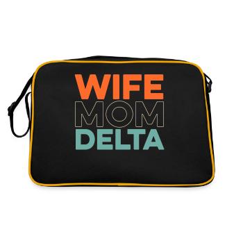 Sororité Soroitas Delta Mama - Sac Retro - noir/or - Dos