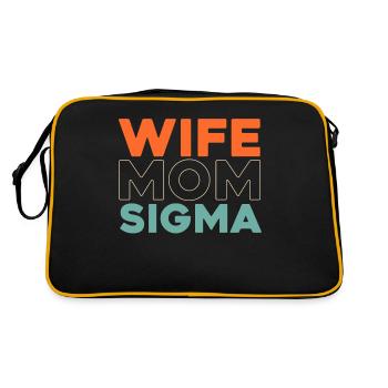 Sorority Soroitas Sigma Mama - Retro Bag - black/gold - Back