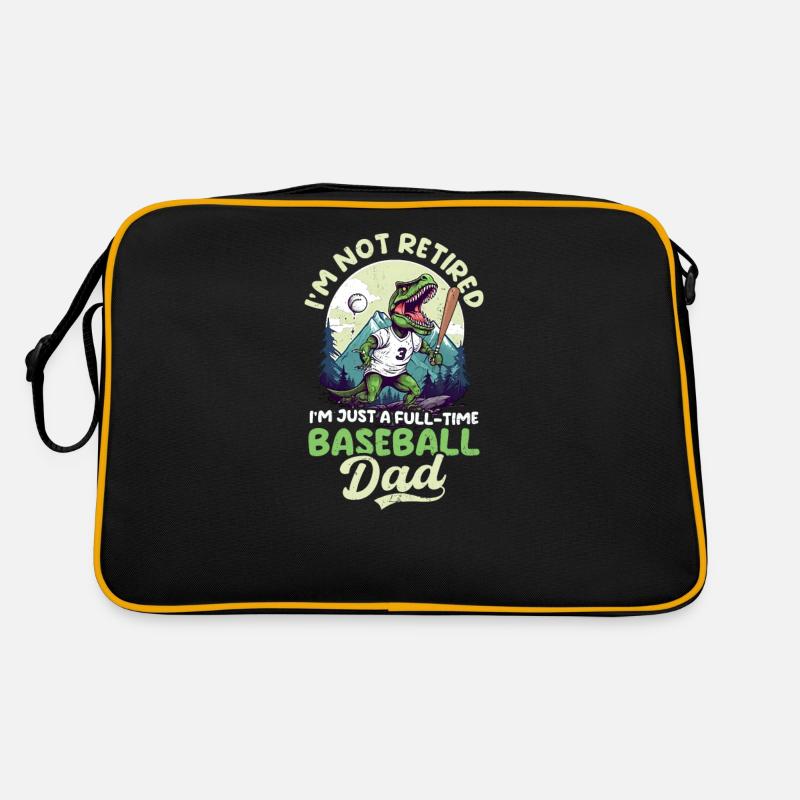 Baseball Dad Not Retired Baseball Dad Retro Bag