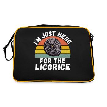 Licorice Gifts - Retro Bag - black/gold - Back