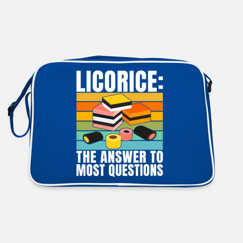 Cadeaux de réglisse Sac Retro