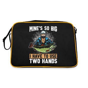Musky Fishing Mine's So Big Fishing Rod Fisherman - Retro Bag - black/gold - Back