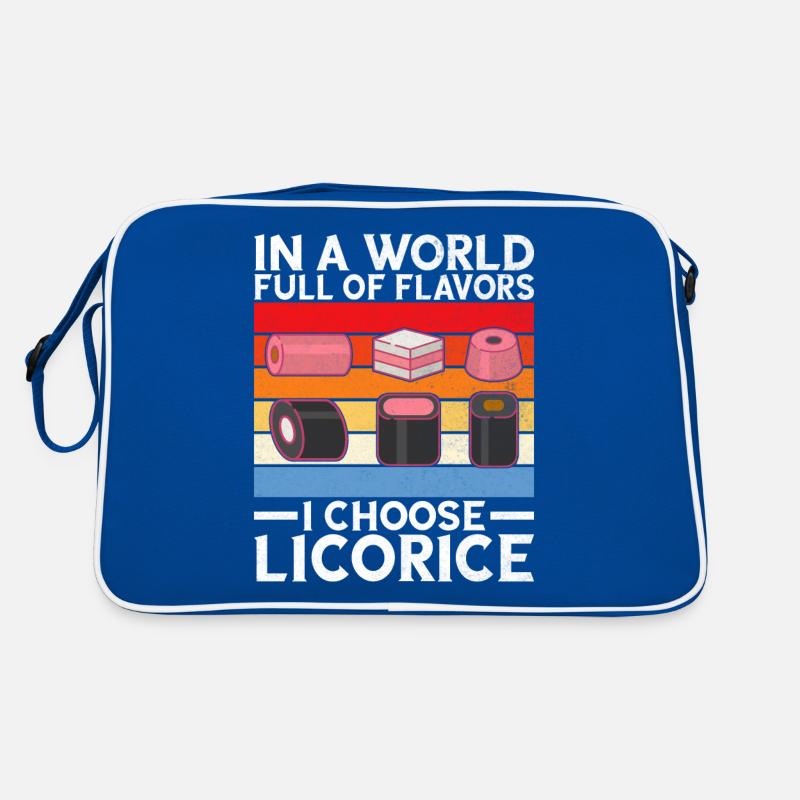 Cadeaux de réglisse Sac Retro