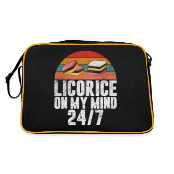 Licorice Gifts - Retro Bag - black/gold - Back