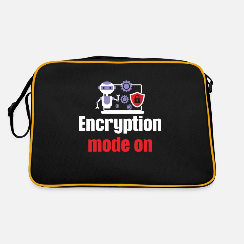 Verschlüsselungsmodus Für Retro Tasche