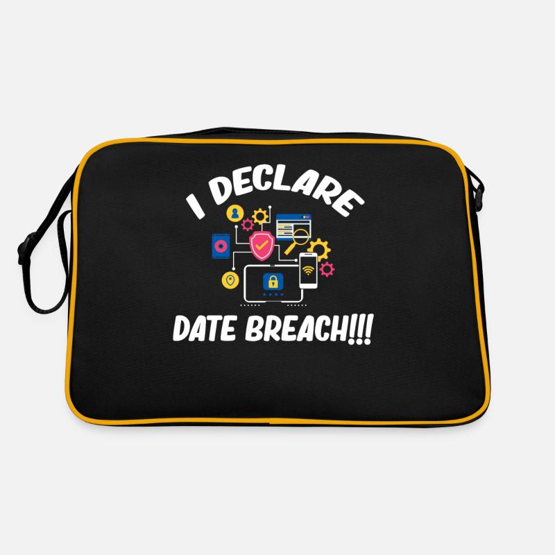 Ich Erkläre Eine Datenschutzverletzung!! Retro Tasche