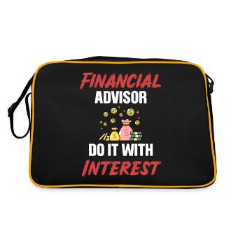 Les planificateurs financiers le font avec l’impôt comptable d’intérêt - Sac Retro - noir/or - Dos
