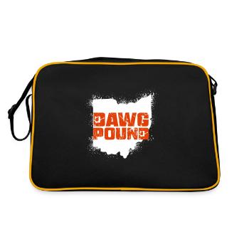 Ohio State Dawg Pound Kühnes Statement Zum Stolz - Retro Tasche - Schwarz/Gold - Hinten