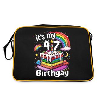 C’est ma naissancegay Naissance-gay Gay Gay - Sac Retro - noir/or - Dos