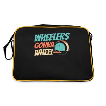 Euc E-unicycle Electric Unicycle - Retro Bag - black/gold - Back