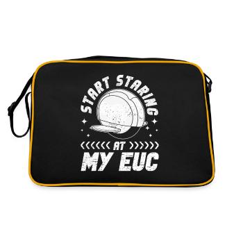 Euc E-unicycle Electric Unicycle - Retro Bag - black/gold - Back