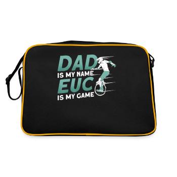 Euc E-unicycle Electric Unicycle - Retro Bag - black/gold - Back